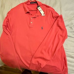 RALPH LAUREN POLON SHIRT LONG SLEEVE SIZE XL